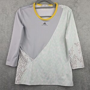 Adidas Stella McCartney Barricade Tennis Top Sz 40 3/4 Sleeve Activewear Stretch